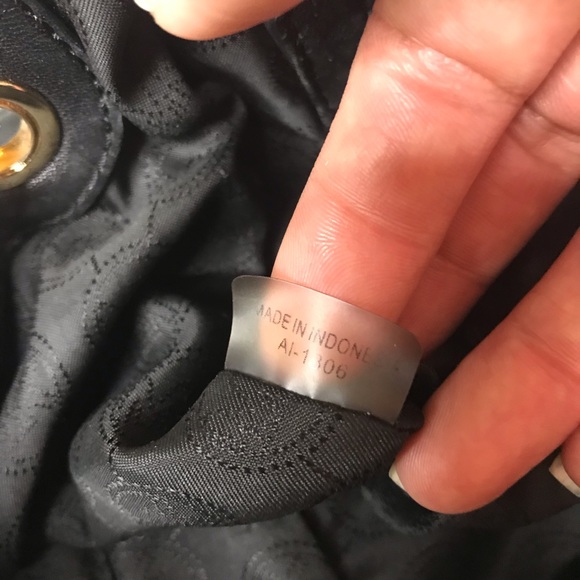 100 % leather Quilted bag - Picture 7 of 11